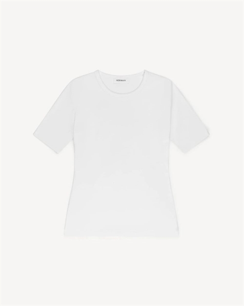 HERMAN FITTED TEE WHITE